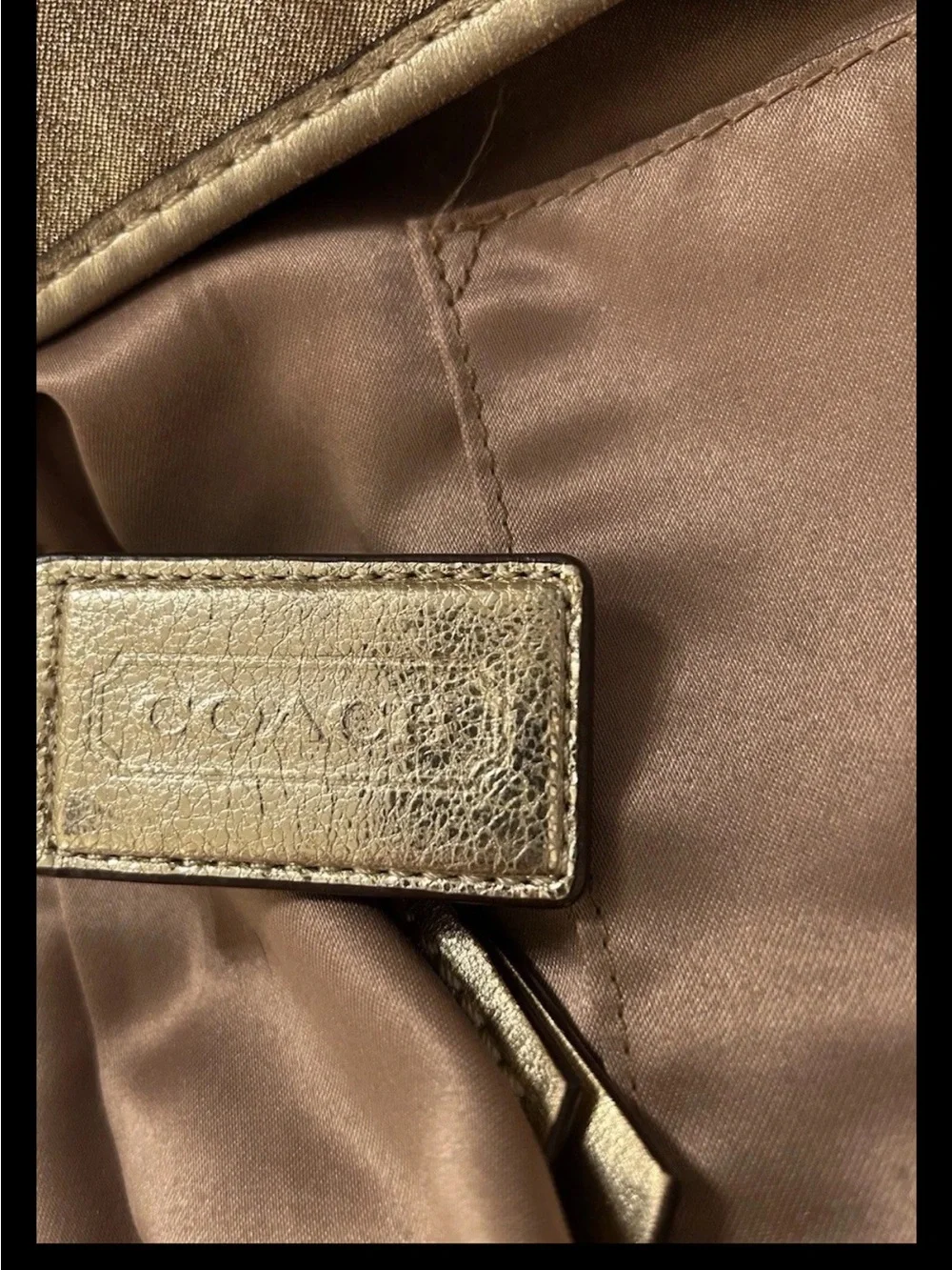 Coach 2008 Limited Edition Chrysanthemum Appliqué Shoulder Bag, Style: (#12200)